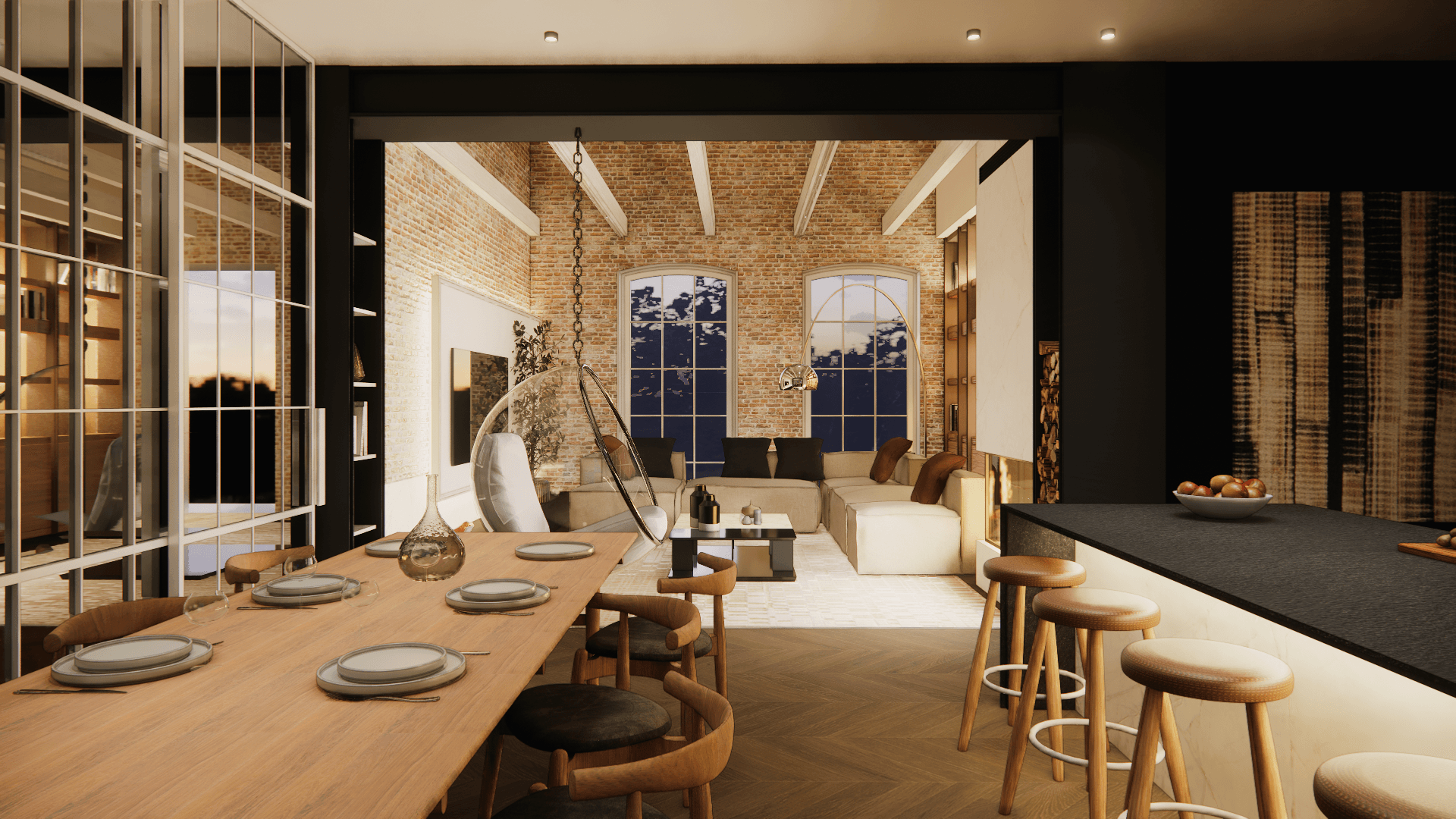 stuletni-dom - Strefa dzienna