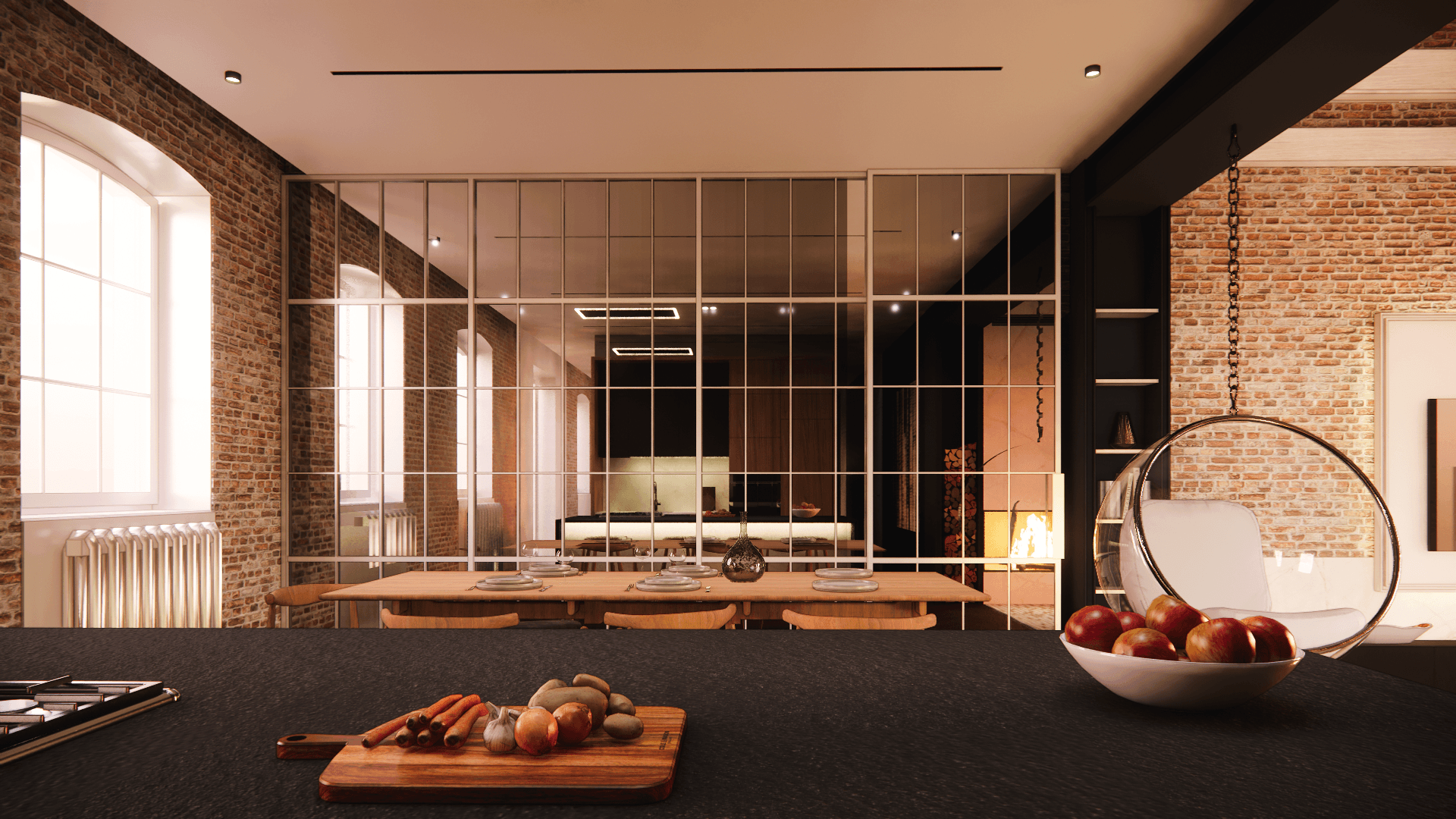 stuletni-dom - Strefa dzienna