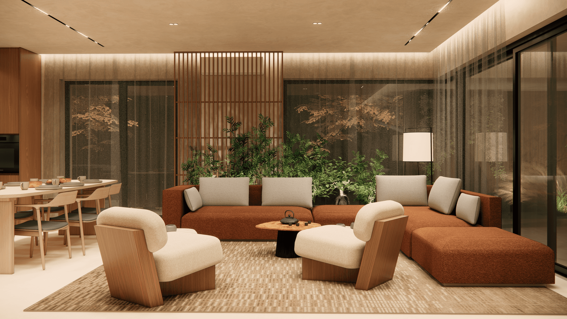 japandi - Strefa dzienna