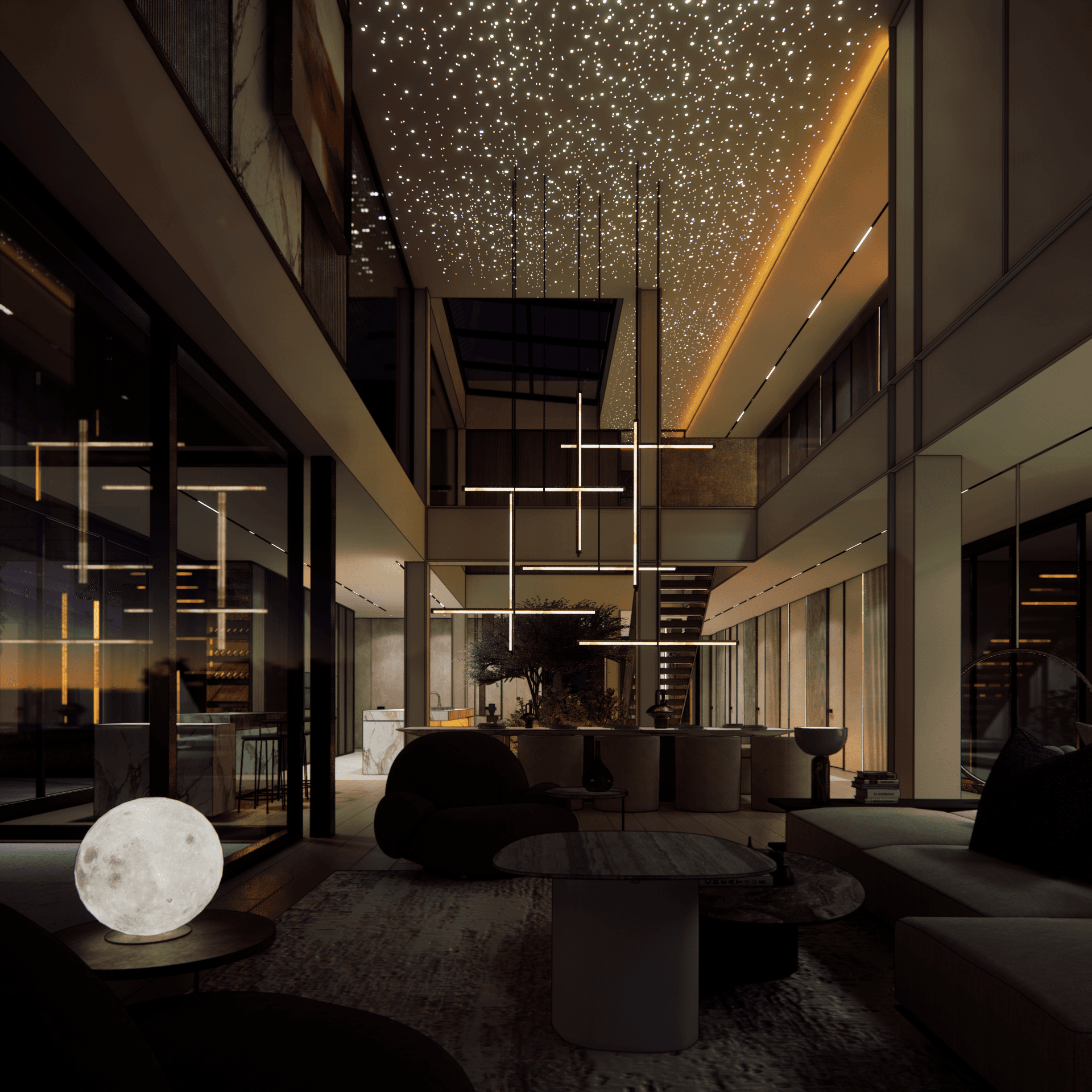 wnetrze-hollywood-hills - Salon