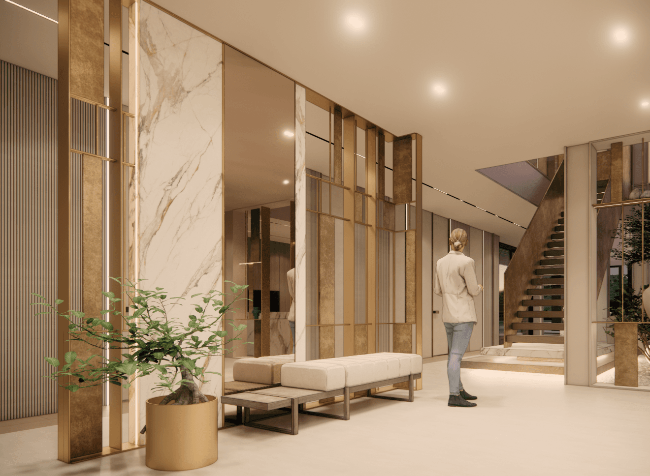 wnetrze-hollywood-hills - Hall