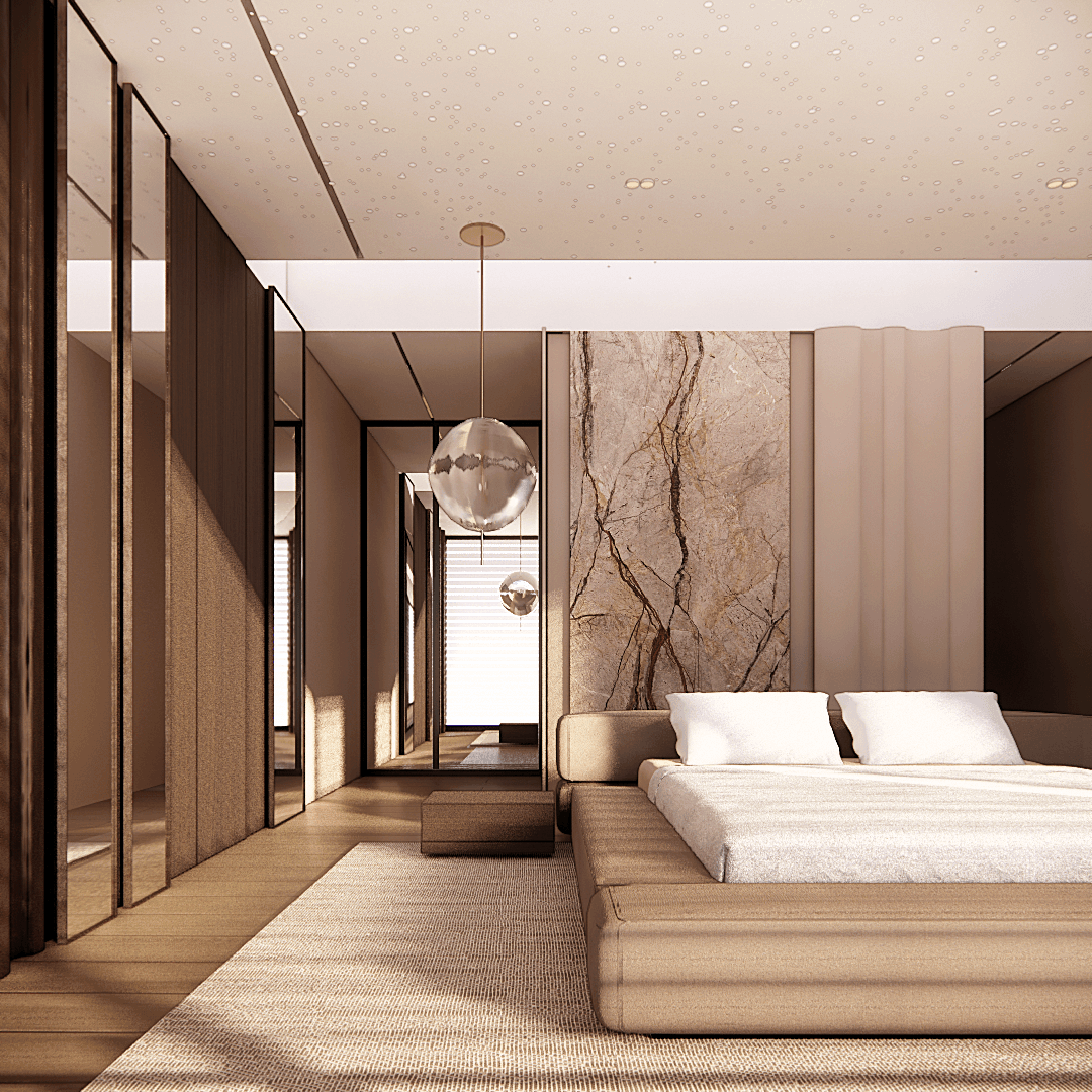 wnetrze-hollywood-hills - Sypialnia master