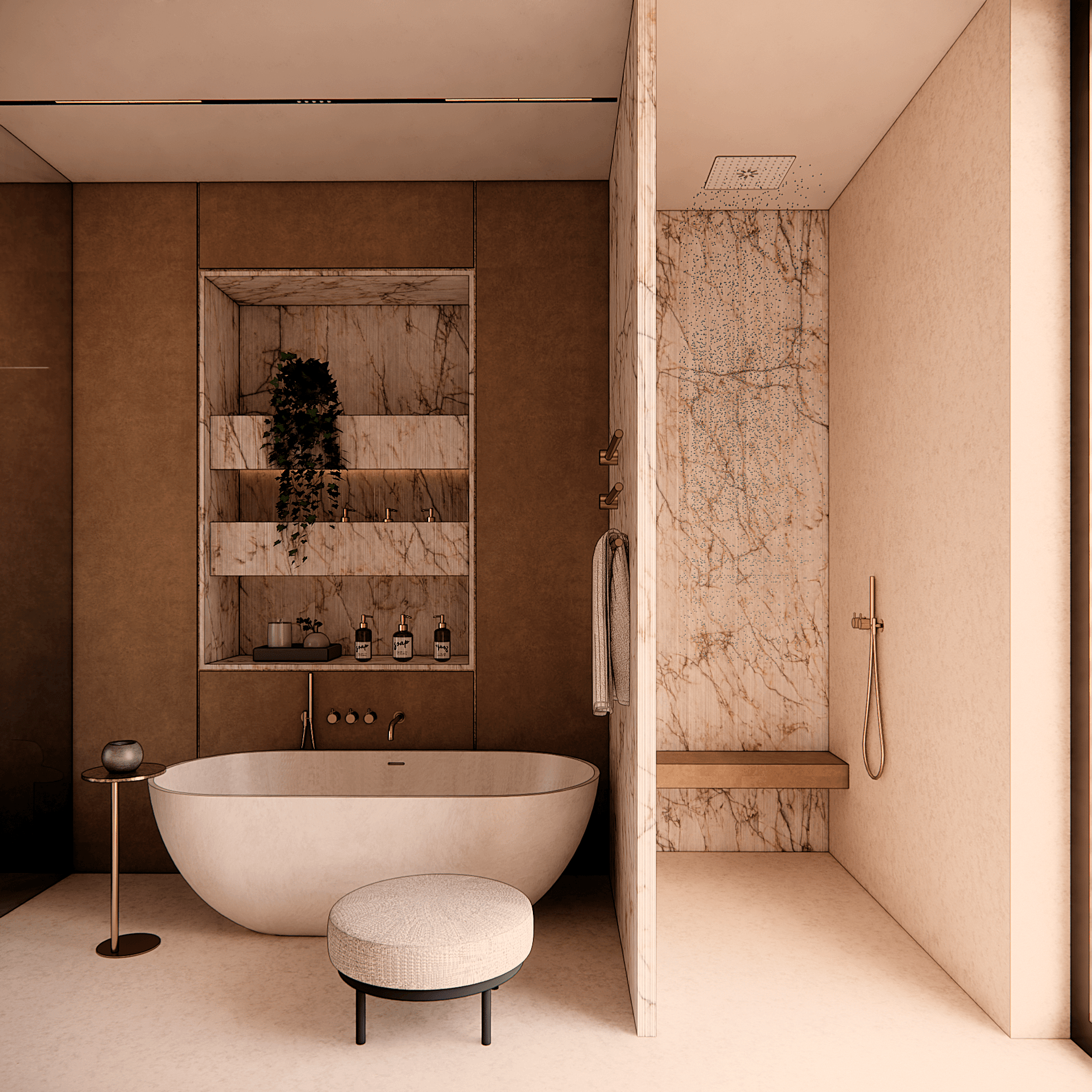 wnetrze-hollywood-hills - Łazienka dzieci