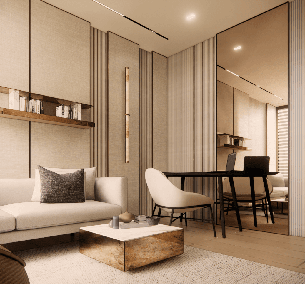 wnetrze-hollywood-hills - Pokój gościnny