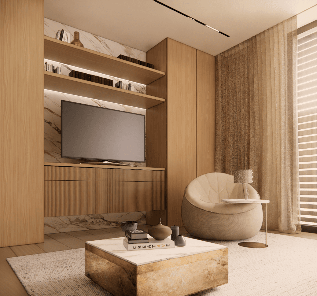 wnetrze-hollywood-hills - Pokój gościnny