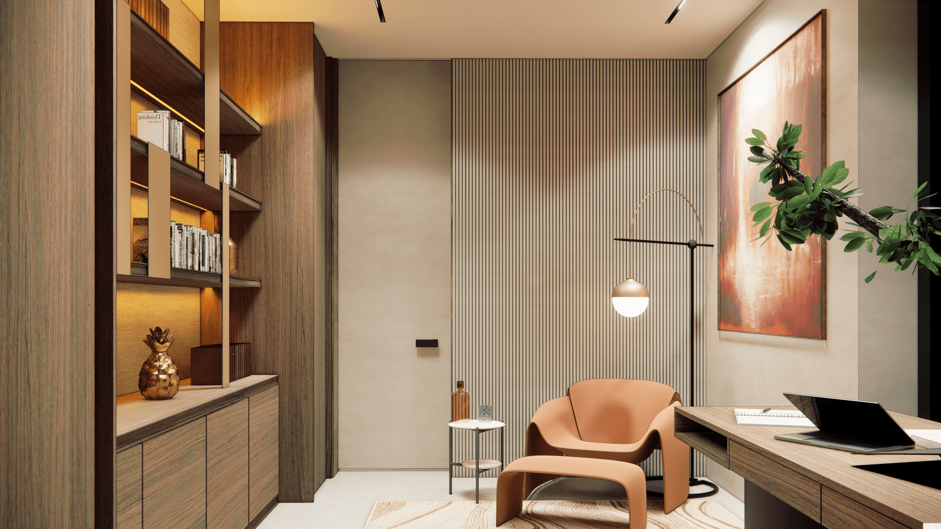 wnetrze-hollywood-hills - Gabinet